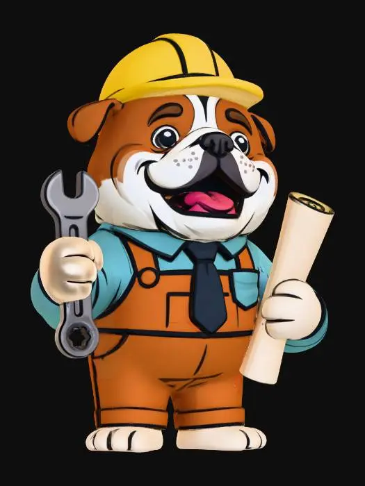 3D model for bulldog engineer