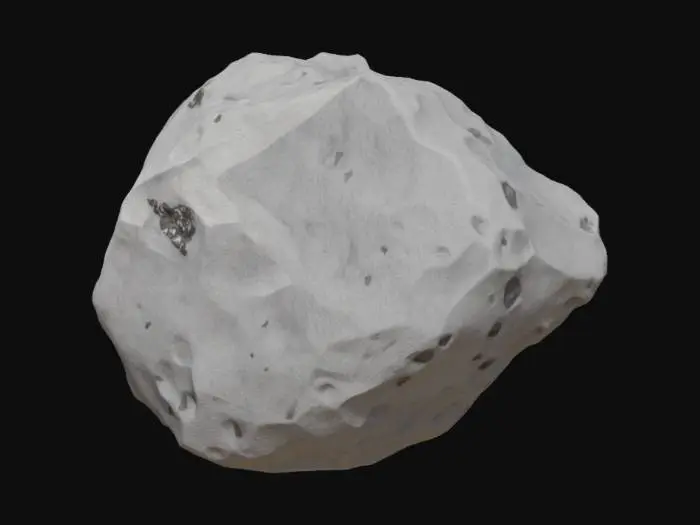 3D model for Meteorite Chunk for Jurassic island my Roblox game