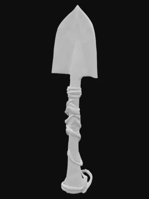 3D model for Rusty Shovel for my Roblox digiign game