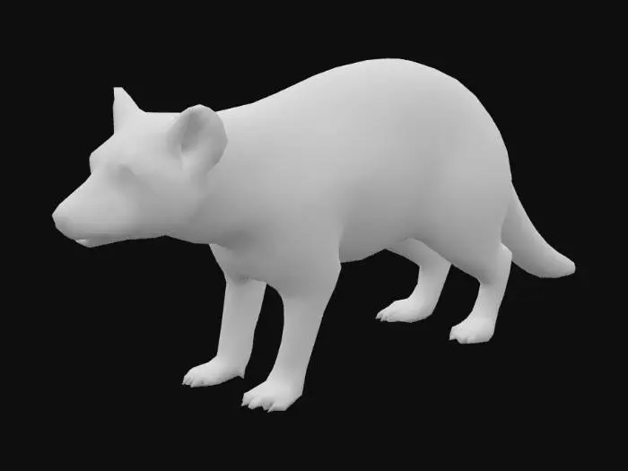 3D model for Tasmanian Devil