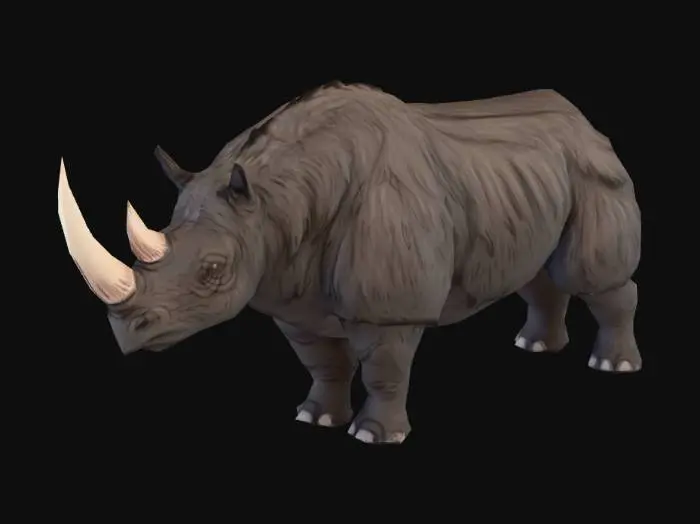 3D model for Woolly Rhino