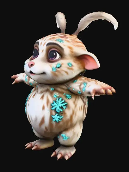 3D model for Moonlit_Fuzzlelum_1118075228_generate