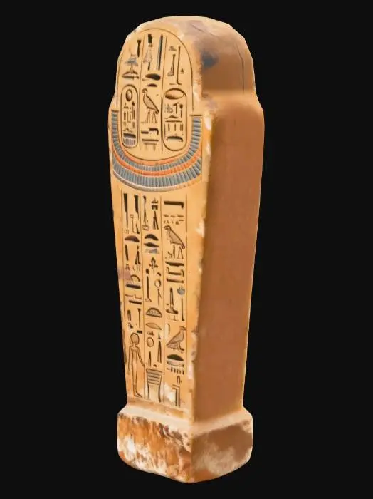 3D model for Ancient Egyptian Hieroglyphic tomb stone