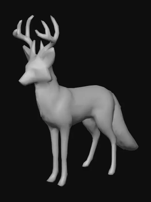 3D model for Foxy Deer