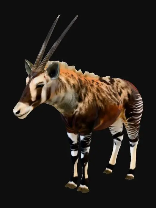 3D model for Oryx-Hyena-Okapi
