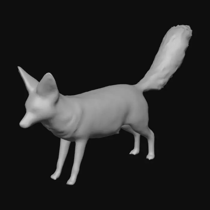3D model for Bat_Eared_Fox