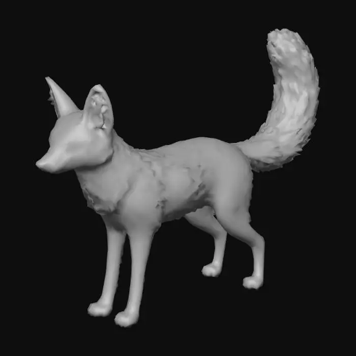 3D model for Bengal_Fox