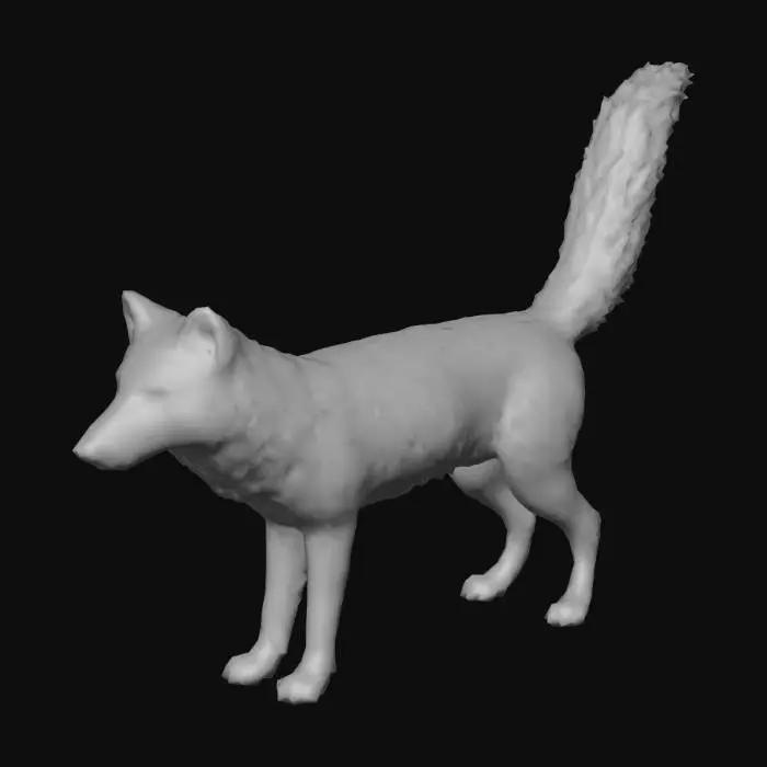 3D model for darwin's fox