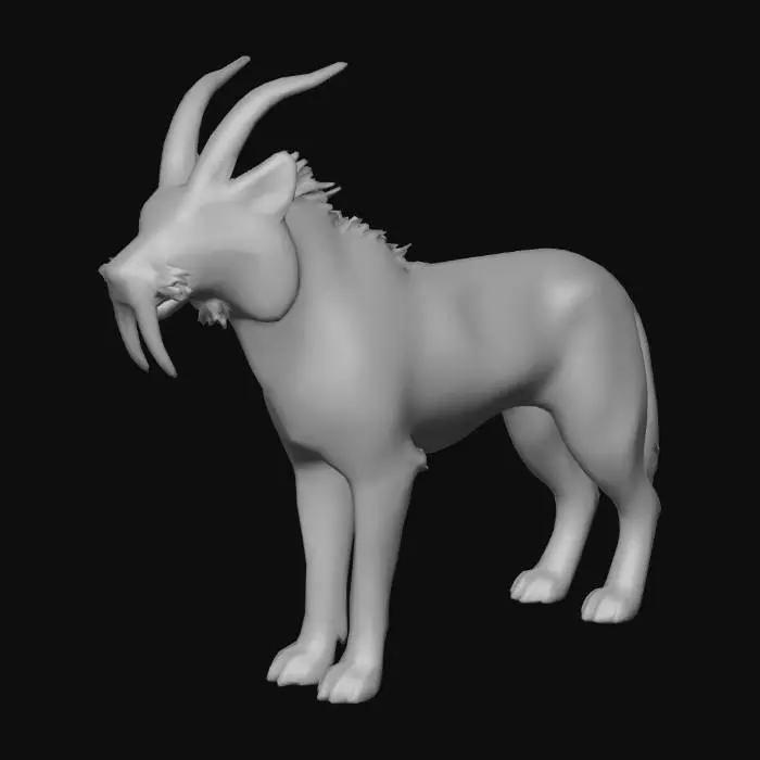 3D model for Tigris Lupus