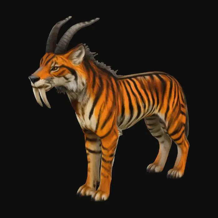 3D model for Tigris Lupus