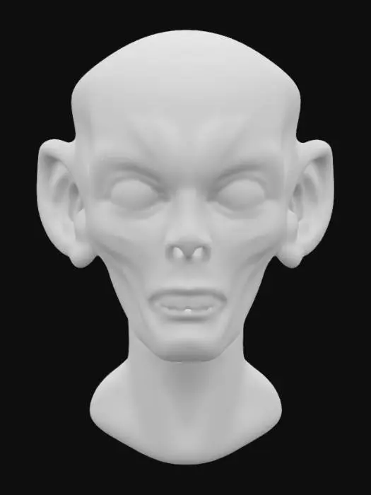 3D model for Alien Portrait