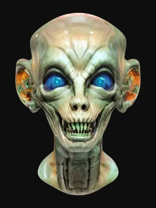 3D model for Alien Portrait