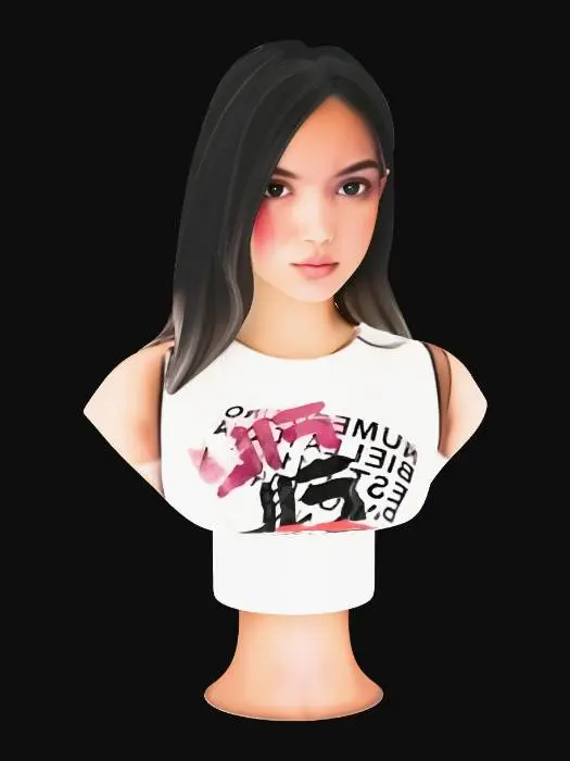 3D model for Serene Girl