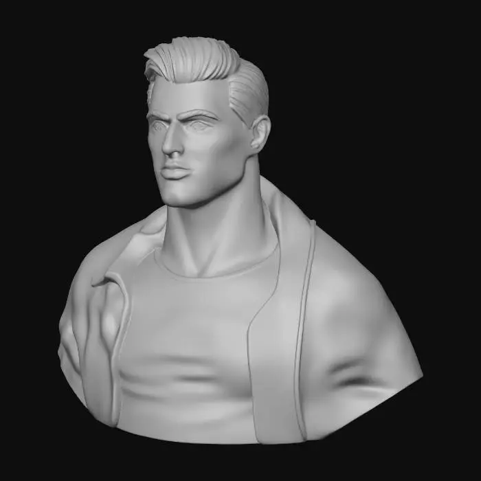 3D model for Confident Hero