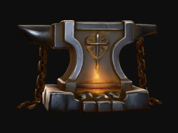 3D model for Crimson Forge Binding Altar