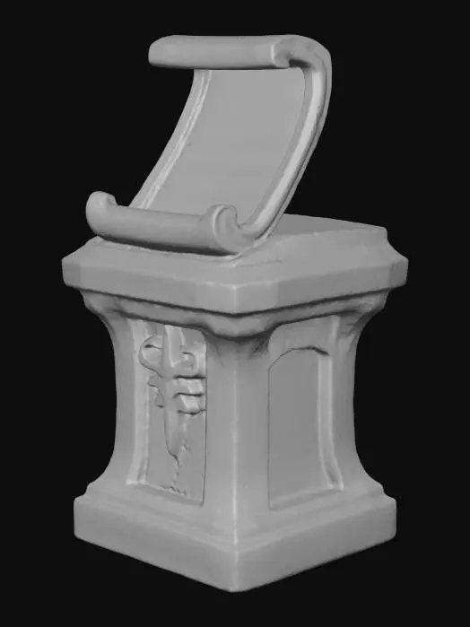 3D model for Ancient Cipher Stone