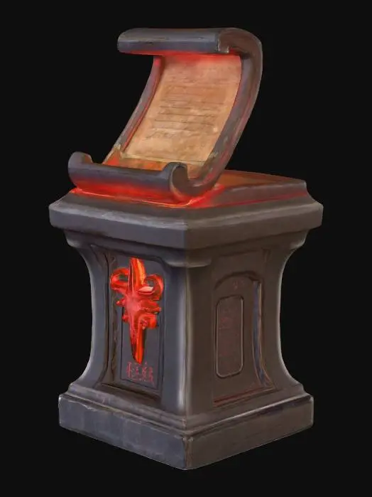 3D model for Ancient Cipher Stone