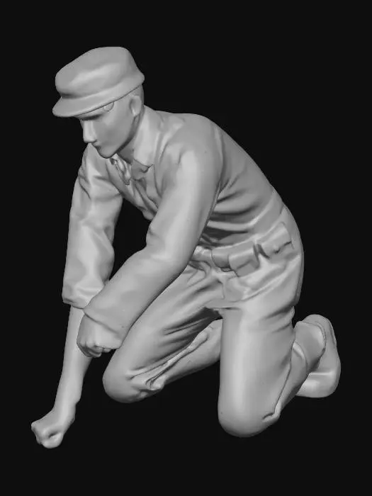 3D model for Kneeling Soldier