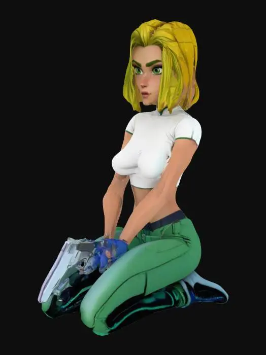 3D model for Guardian Stance, #SketchTo3D#