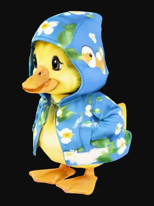 3D model for Hooded Cutiequack