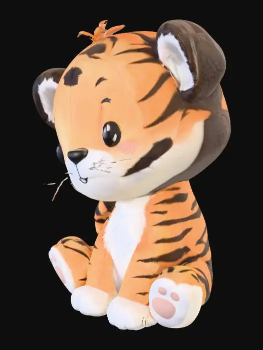 3D model for Tiger Cuddle Paws