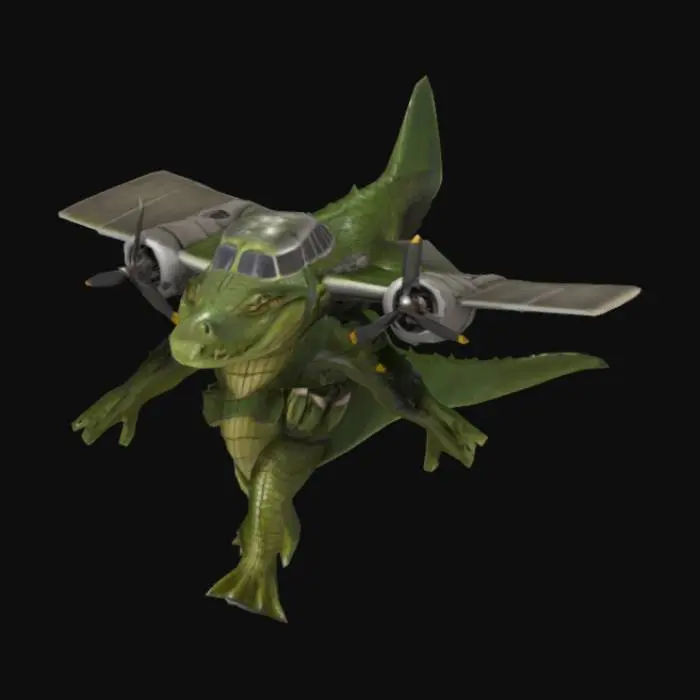 3D model for Airborne Alligator Hybrid