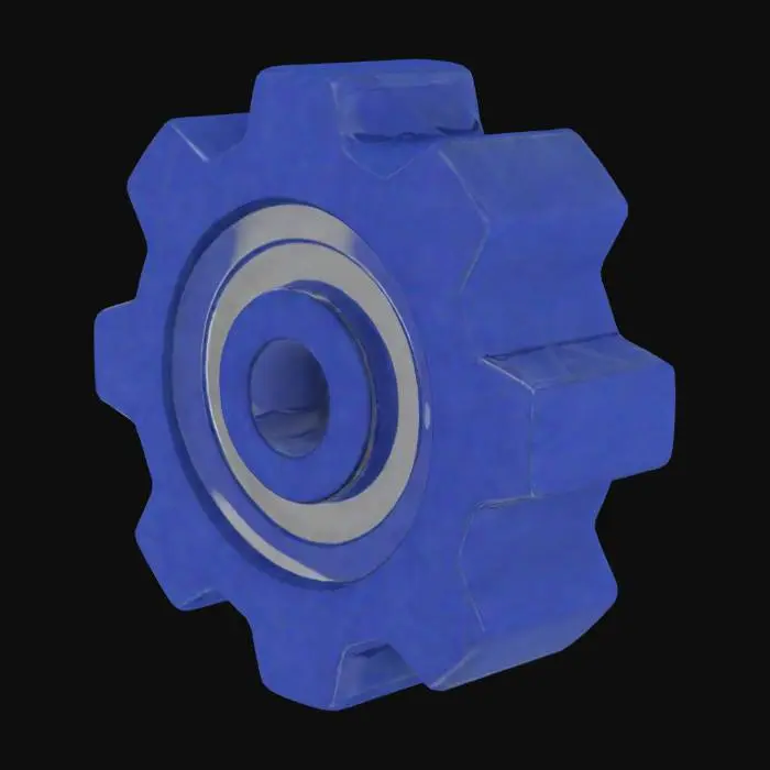 3D model for Gear Icon, cartoon
