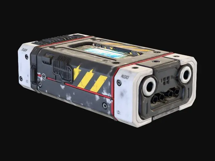 3D model for Sci-fi capacitor cell, crafting material. 
GLACIES