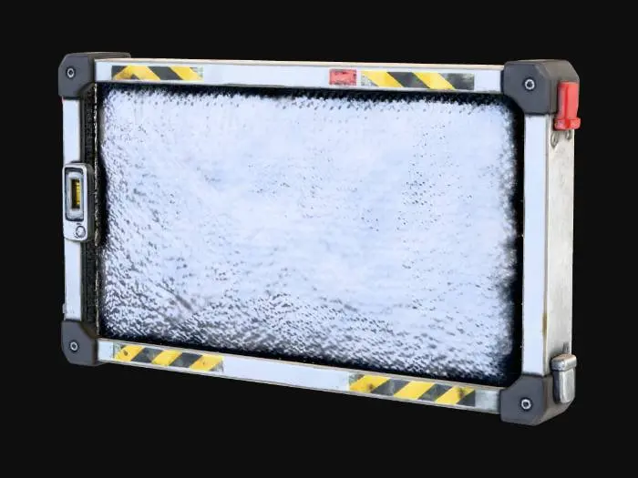 3D model for Sci-fi filter fiber mat insert, crafting material. 
GLACIES