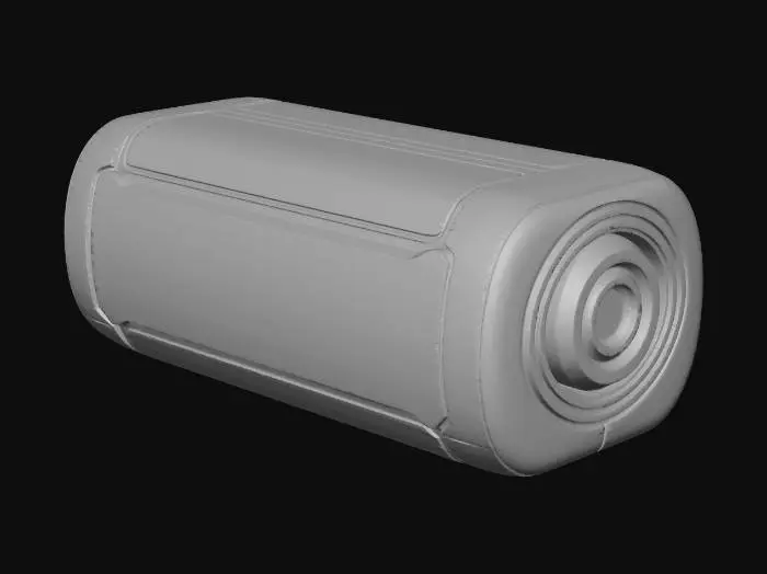 3D model for Futuristic heavy-duty personal suit battery powerbank. 
GLACIES