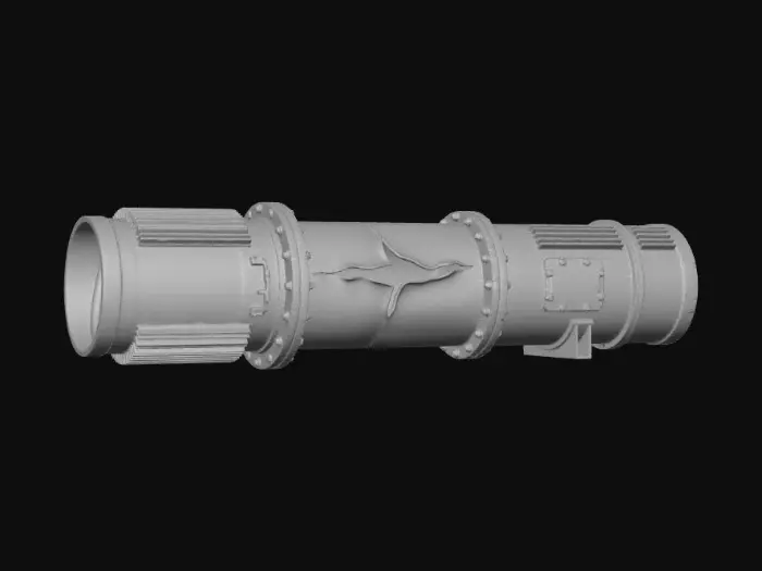 3D model for Rusted Pipeline Tear