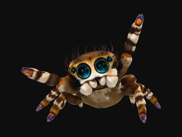 3D model for Joyful Jumping Spider
