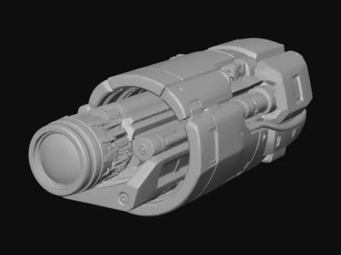 3D model for Laser emitter