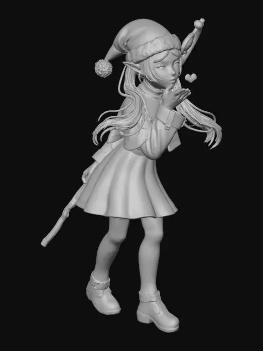 3D model for Festive Frieren!

#Christmas2025#