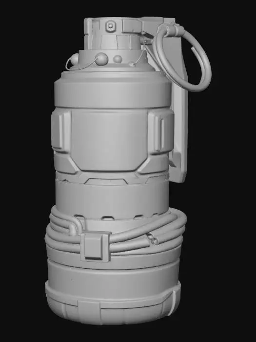 3D model for No smoking! (Smoke-bomb) Glacies