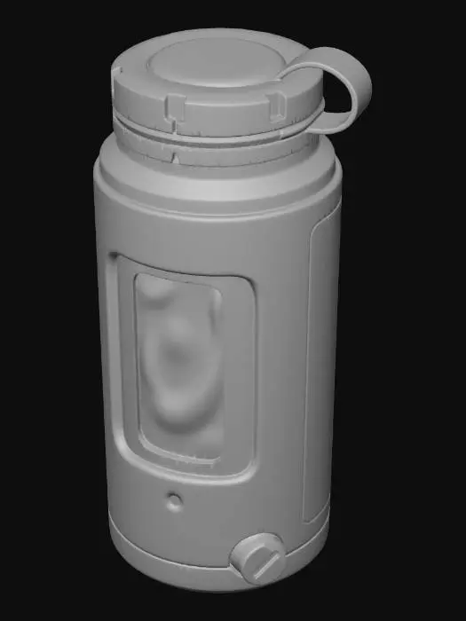 3D model for Sci-fi KryoMed Biofoam Gel cartridge, crafting material. 
GLACIES