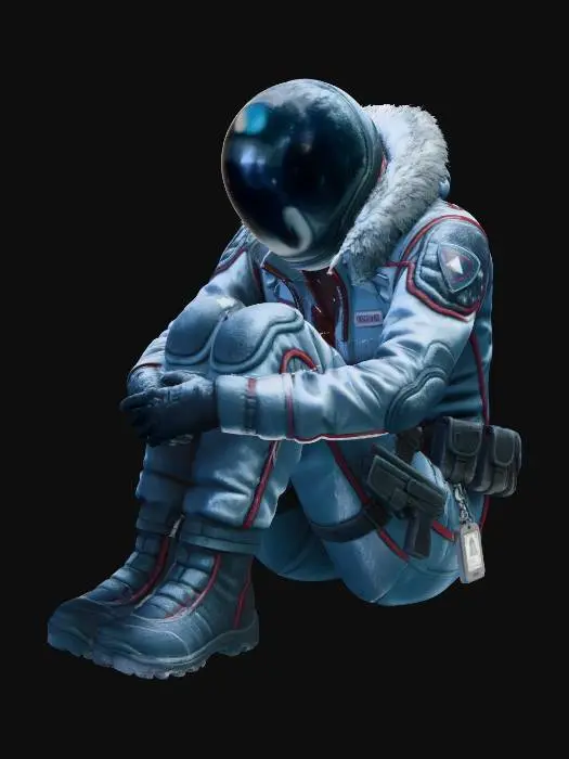 3D model for Science crew, succumbing to hypothermia. 
GLACIES