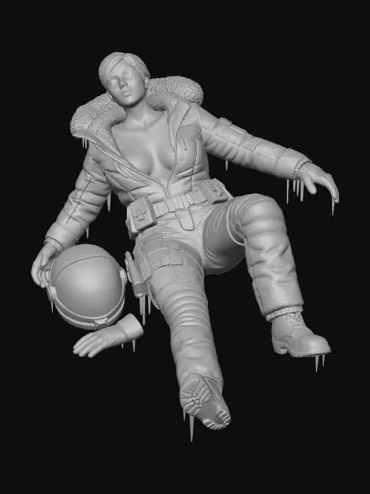 3D model for Sci-fi Science Officer, WARNING: hypothermia, expiration.
GLACIES