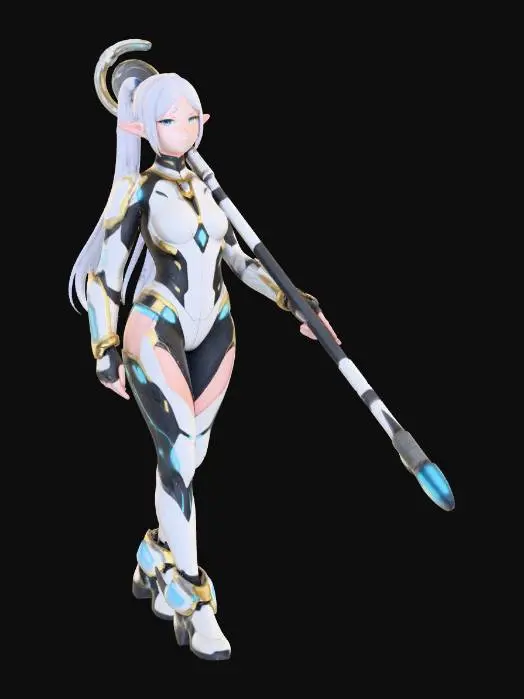 3D model for Far-future Frieren