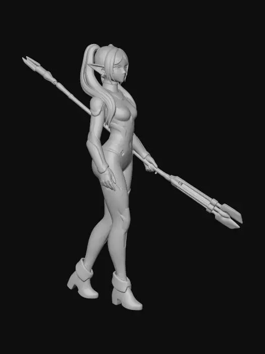 3D model for Cyber Frieren