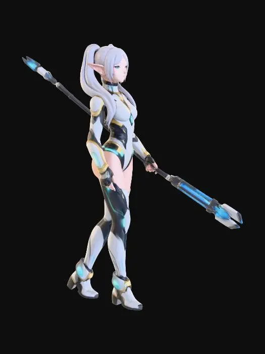 3D model for Cyber Frieren