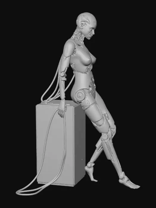 3D model for Cracked Alloy Sentinel