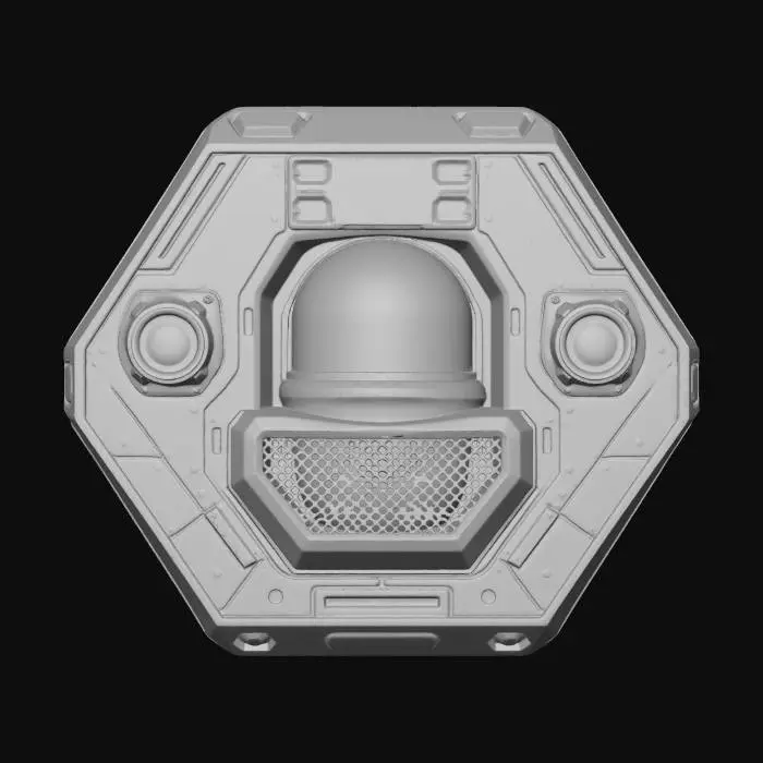 3D model for Sci-fi Alarm, Glacies