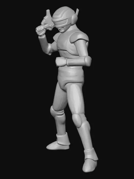 3D model for Crimson Sentinel Mech