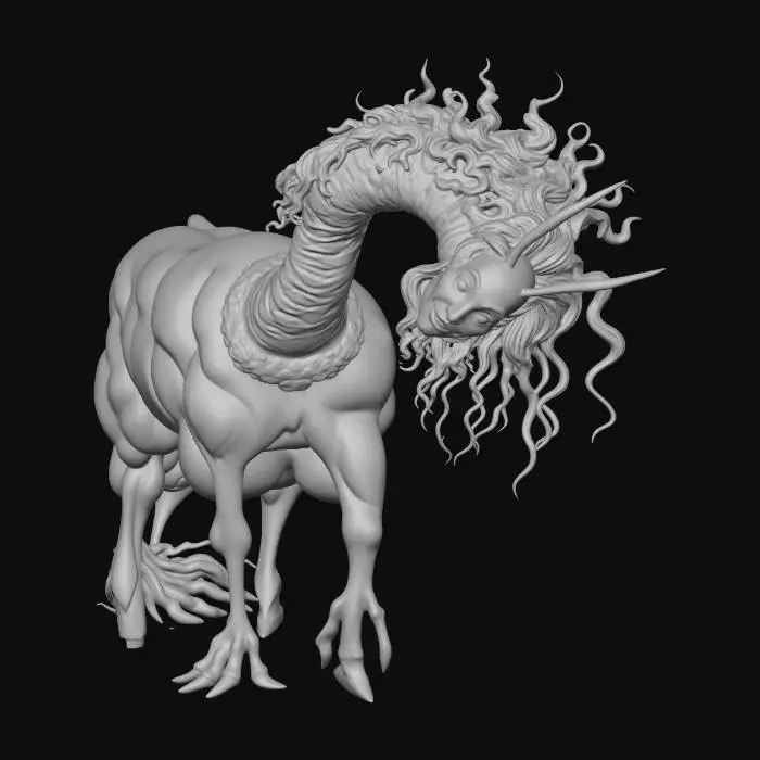 3D model for tserriednich nen beast