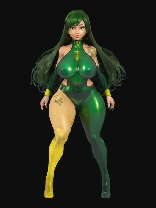 3D model for Mystic Warrior