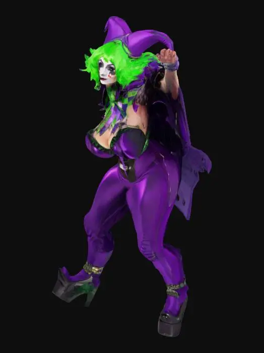 3D model for Jester Enchantress, #SketchTo3D#
