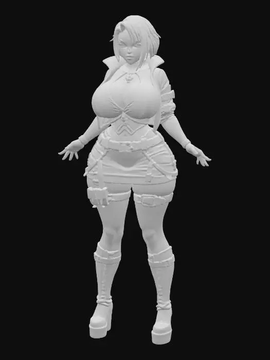 3D model for Cyberpunk Hacker