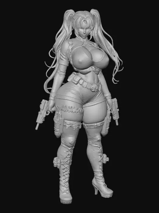 3D model for Black lagoon Revy, #villain#