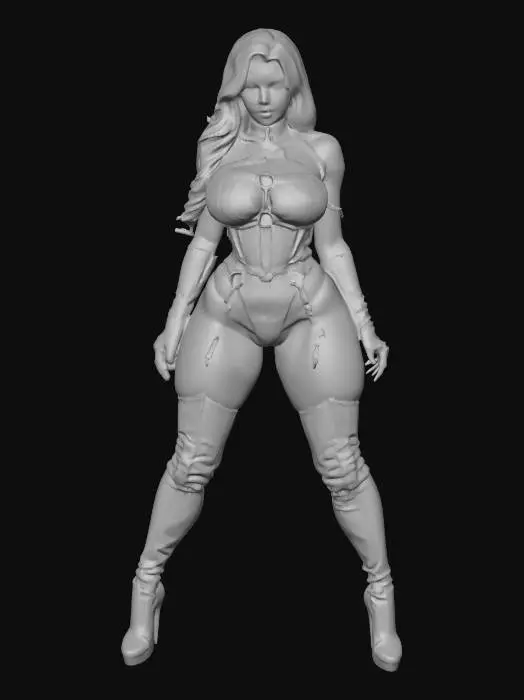 3D model for latex bodysuit